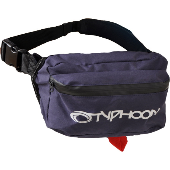 2018 Typhoon Sup Waist Belt / Bum Bag Lifejacket Manual 160N Azul marino TYP202E